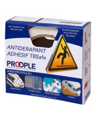 Antidérapant TBS 10 - 40 x 350 mm - Gris - Blister de 6