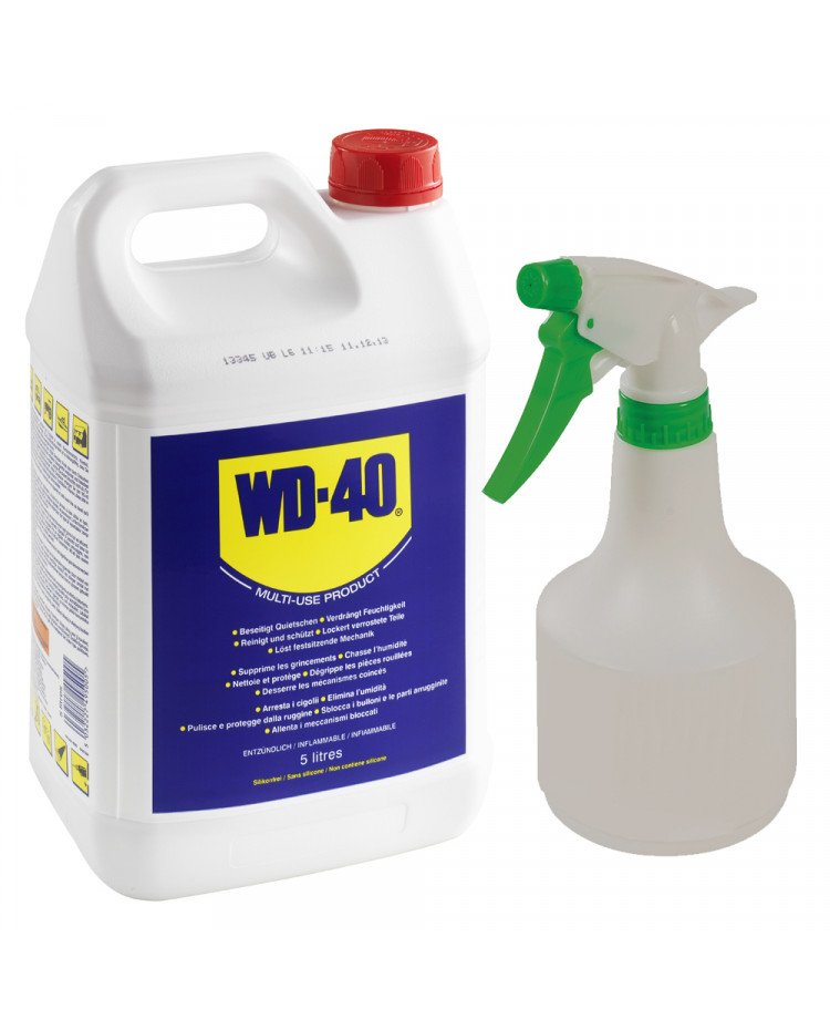 WD-40 - bidon de 5 litres + pulvérisateur WD-40 - bidon de 5 litres + pulvérisateur