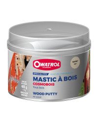 Mastic à bois COSMOBOIS - chêne clair - pot de 0,5 kg