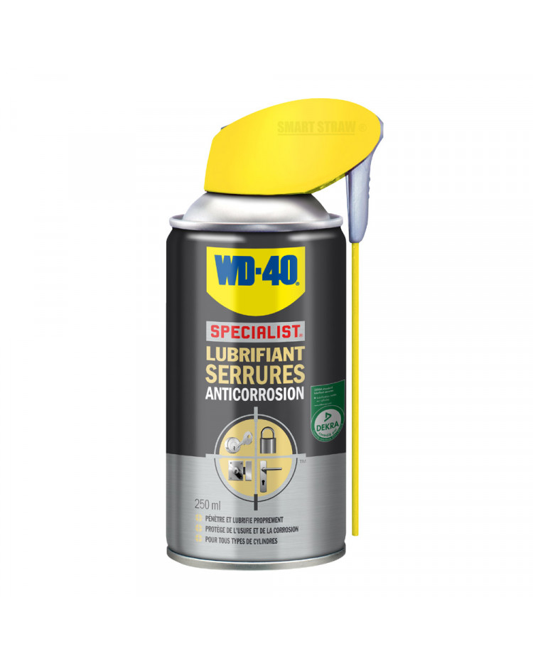 WD-40 spécialist lubrifiant serrure - aérosol de 250 ml WD-40 spécialist lubrifiant serrure - aérosol de 250 ml