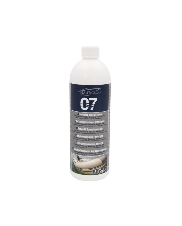 NAUTIC CLEAN 07 Nettoyant pneumatiques & semi-rigides -1 L NAUTIC CLEAN 07 Nettoyant pneumatiques & semi-rigides -1 L