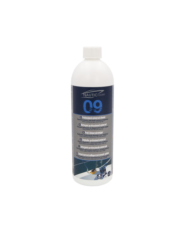 NAUTIC CLEAN 09 Nettoyant professionnel universel  flacon 1L NAUTIC CLEAN 09 Nettoyant professionnel universel  flacon 1L