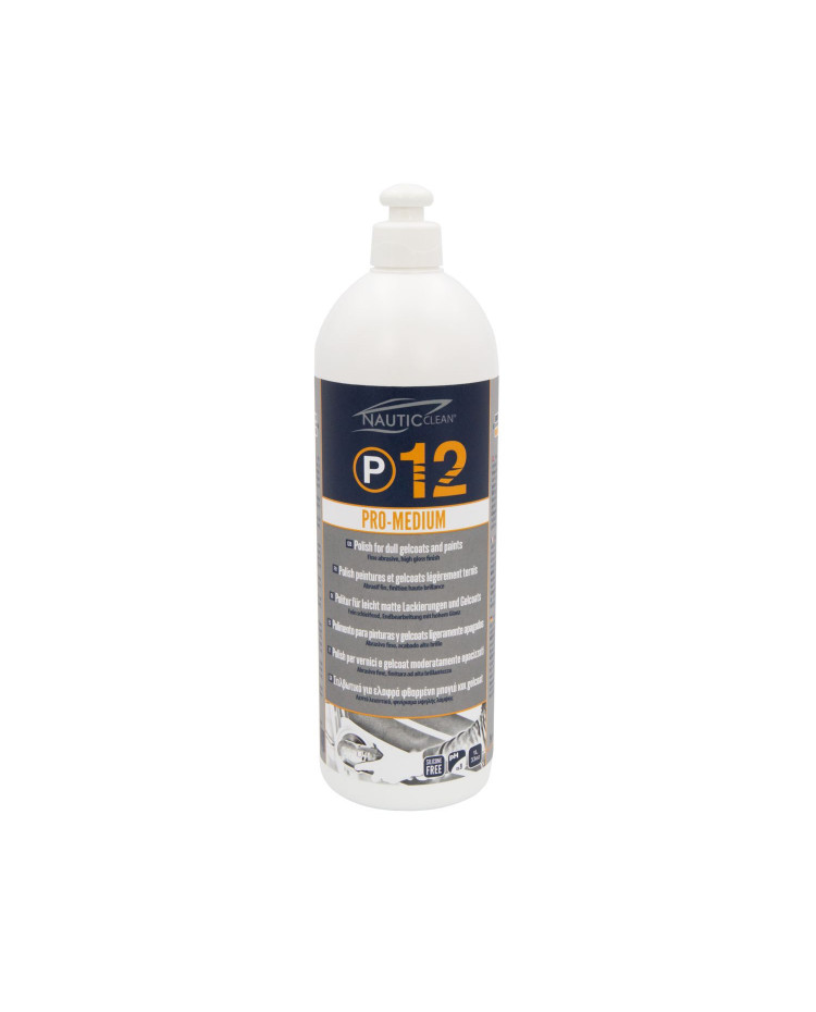 NAUTIC CLEAN 12 Polish Pro Médium - flacon 1 L NAUTIC CLEAN 12 Polish Pro Médium - flacon 1 L