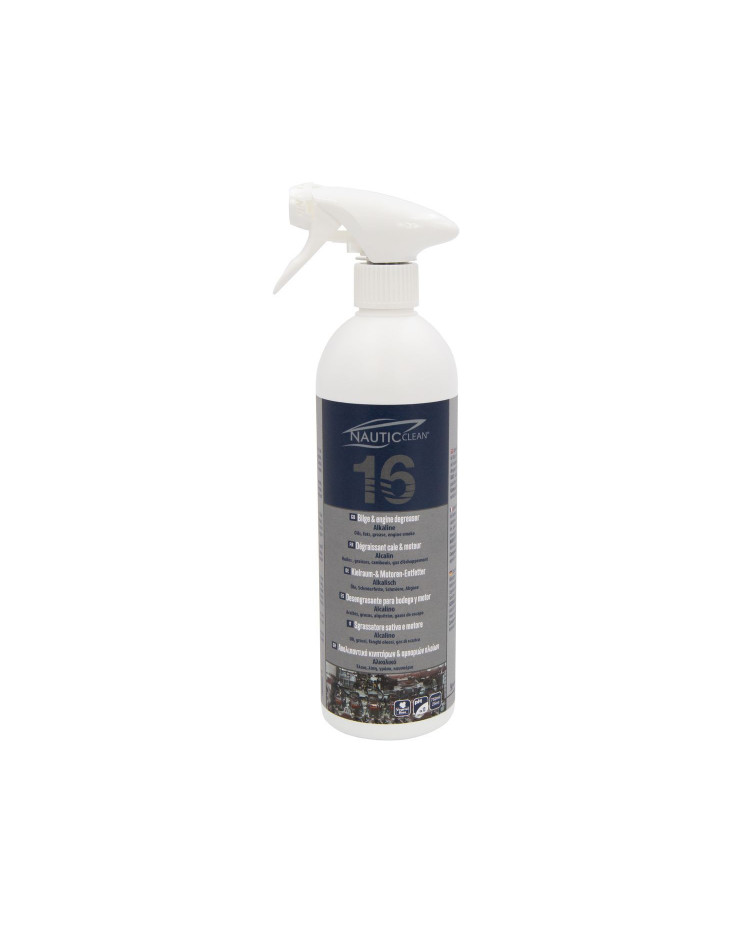 NAUTIC CLEAN 16 Dégraissant cale & moteur - vapo 750 ml NAUTIC CLEAN 16 Dégraissant cale & moteur - vapo 750 ml