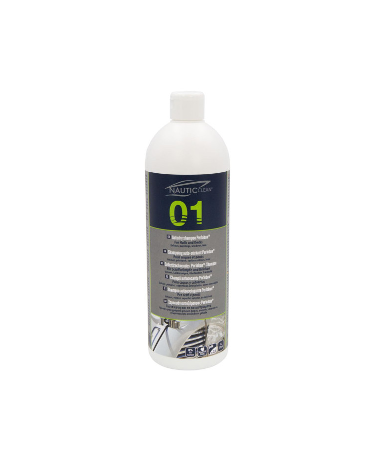 NAUTIC CLEAN 01 Shampooing auto-séchant Perloban  1 L NAUTIC CLEAN 01 Shampooing auto-séchant Perloban  1 L